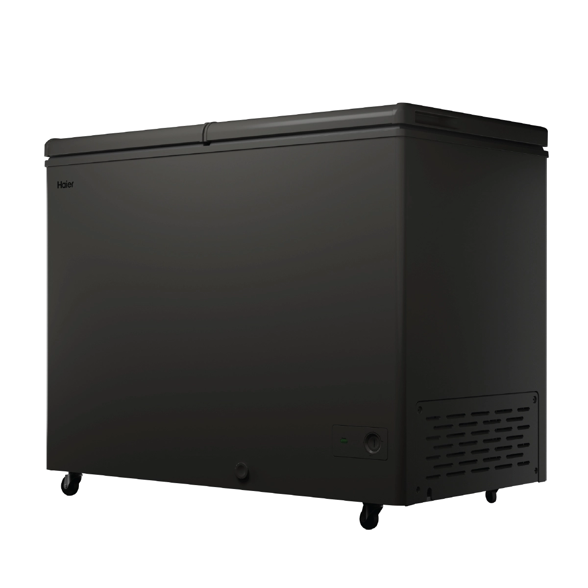 Haier 335 Ltr Double door- Embossed Titanium Grey colour Convertible Hard top Freezer